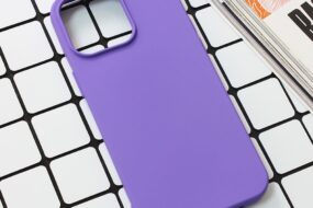 Torbica Nano Silikon za iPhone 15 Pro Max 6.7 ljubicasta