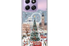 Torbica Silikonska Print Skin za Honor X6b Chistmas Town