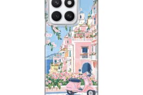 Torbica Silikonska Print za Honor X8c Pink Italy