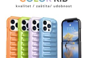 Torbica Color Rib za Samsung A356B Galaxy A35 5G crna