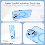 Torbica Magsafe transparent za iPhone 11 6.1 plava - Slika 2