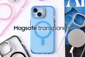 Torbica Magsafe transparent za iPhone 15 Pro 6.1 plava