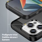 Torbica Defender Safeguard za Honor X6b crna - Slika 4