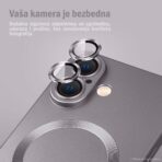 Torbica Magsafe Chrome za Samsung A165F Galaxy A16 crna - Slika 5
