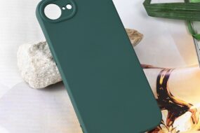 Torbica Teracell Soft Velvet za iPhone 16e/17e 6.1 tamno zelena
