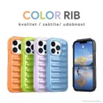 Torbica Color Rib za iPhone 15 Pro 6.1 plava