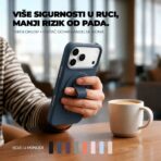 Torbica Magsafe GripCard za iPhone 13/14 6.1 svetlo plava - Slika 4