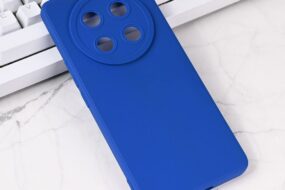 Torbica Silikon Pro Camera za Honor Magic 7 Lite plava