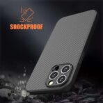 Torbica Carbon fiber za Xiaomi Redmi 12 crna - Slika 5