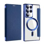 Torbica Magsafe Lux Bi Fold za Samsung S908B Galaxy S22 Ultra plava - Slika 5