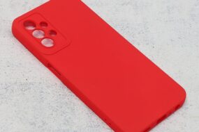 Torbica Silikon Pro Camera za Samsung A135F Galaxy A13 4G crvena