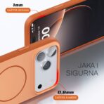 Torbica Magsafe Matte Line za Samsung A085F Galaxy A08 narandzasta - Slika 4
