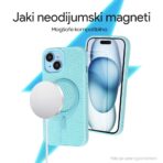 Torbica Magsafe Crystal Glow za iPhone 16 Pro 6.3 srebrna - Slika 3