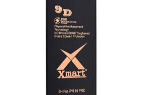 Zastitno Staklo Tempered glass X mart 9D za iPhone 16 Pro 6.3
