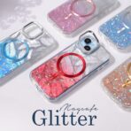 Torbica Magsafe Glitter za iPhone 13 6.1 plava