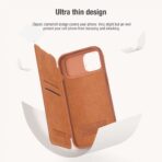 Torbica Nillkin Qin Pro za iPhone 15 Plus 6.7 crvena - Slika 8
