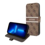 Torbica na preklop Guess Bk Pu 4G Stripe za iPhone 13 6.1 braon (GUBKP13M4GDBR) - Slika 5