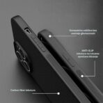 Torbica Carbon fiber za Xiaomi Redmi 13 crna - Slika 4