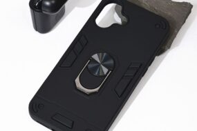 Torbica Hard Ring za iPhone 16 Plus 6.7  crna