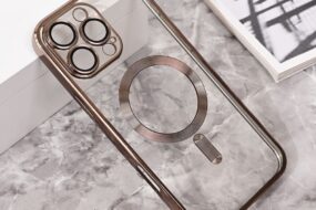 Torbica Magsafe Lux za iPhone 16 Pro Max 6.9 siva